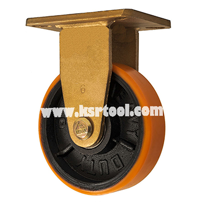 ล้อโพลียูรีเทรน ขาเชื่อมหนา R300 - ล้อตาย