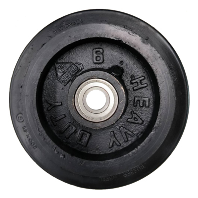 ล้อเหล็กหุ้มยาง ล้อเปล่า R500 เฉพาะล้อ+ลูกปืน